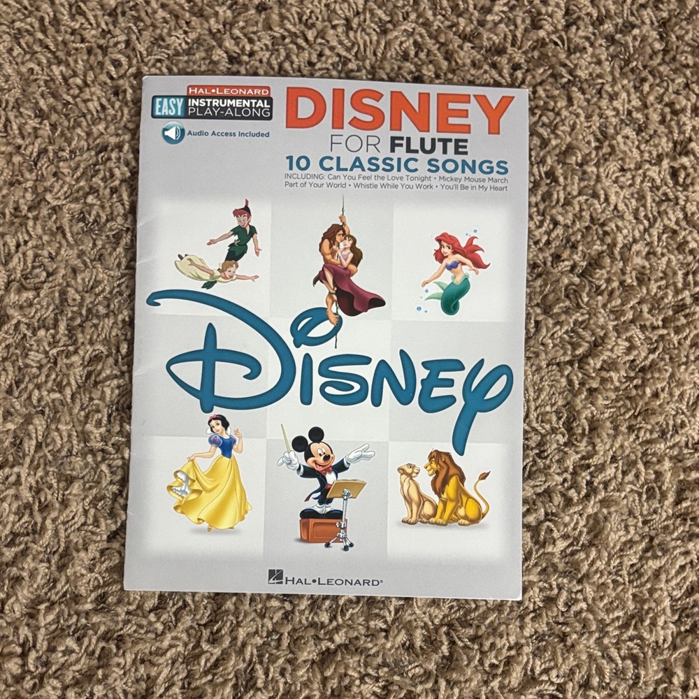 Disney for Flute - 10 Classic Songs by Hal Leonard